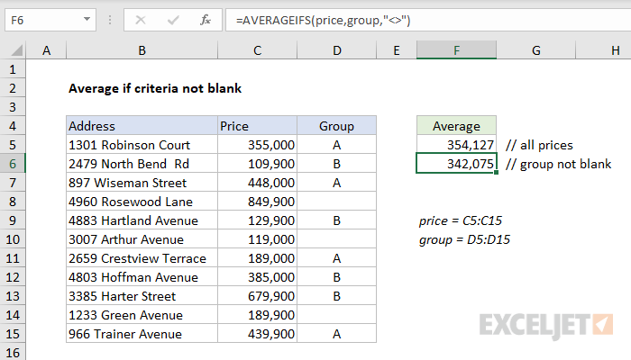 average-if-criteria-not-blank-excel-formula-exceljet